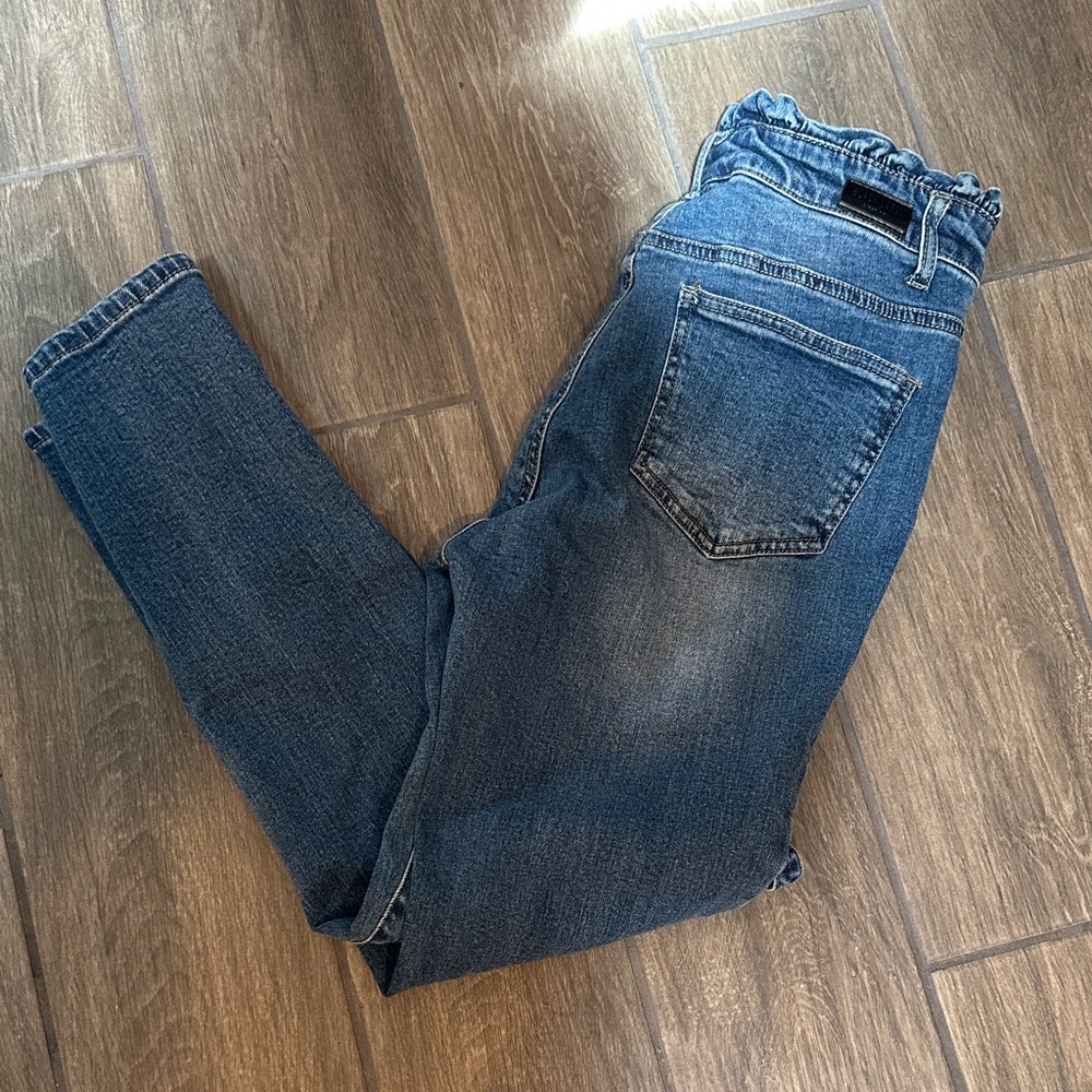 Black Label Women's Straight Leg Jeans - Deep Blue. Size 29